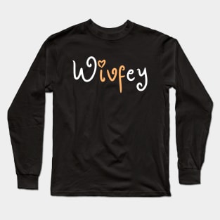 Cute IVF Shirt for Wivfey IVF Transfer Day Long Sleeve T-Shirt